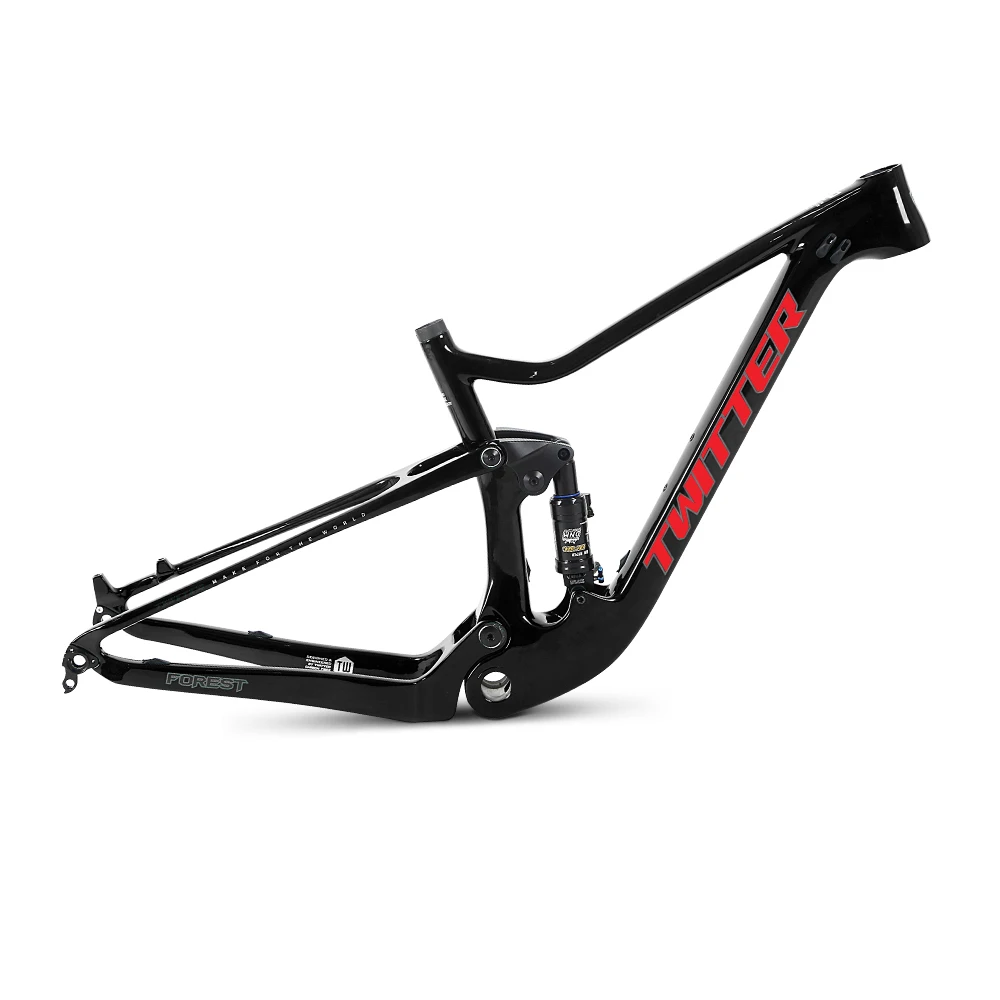 MTB carbon 29er frame factory T1000 high modulus 29er full suspension carbon frame