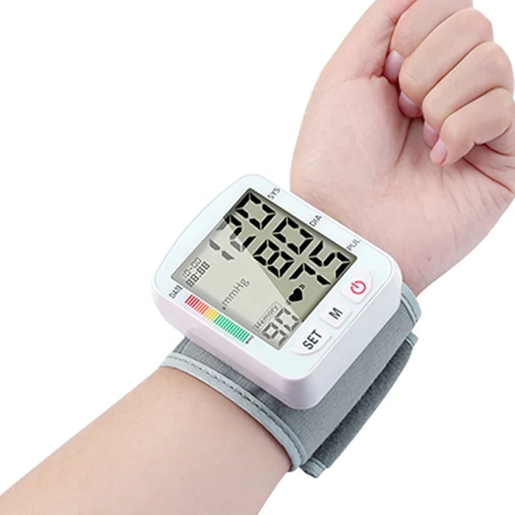 small portable meical  electronic automstic home  bp wrist blood pressure monitor pressure blood talking one