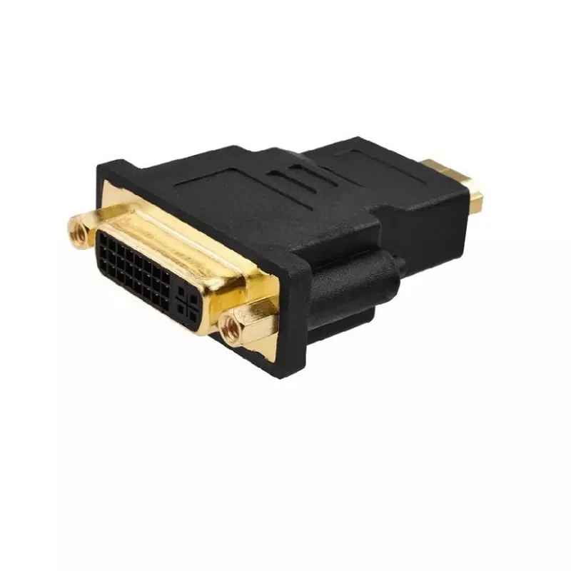  Позолоченный преобразователь hd mi на dvi адаптер HD MI штекер DVI 24 + 1 5pin