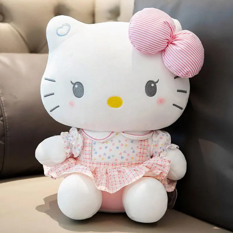 25 см HL мультяшная кукла кот Привет котенок плюшевая игрушка Рождественский белый Плюшевые игрушки KT кошки Пасхальный мягкие куклы