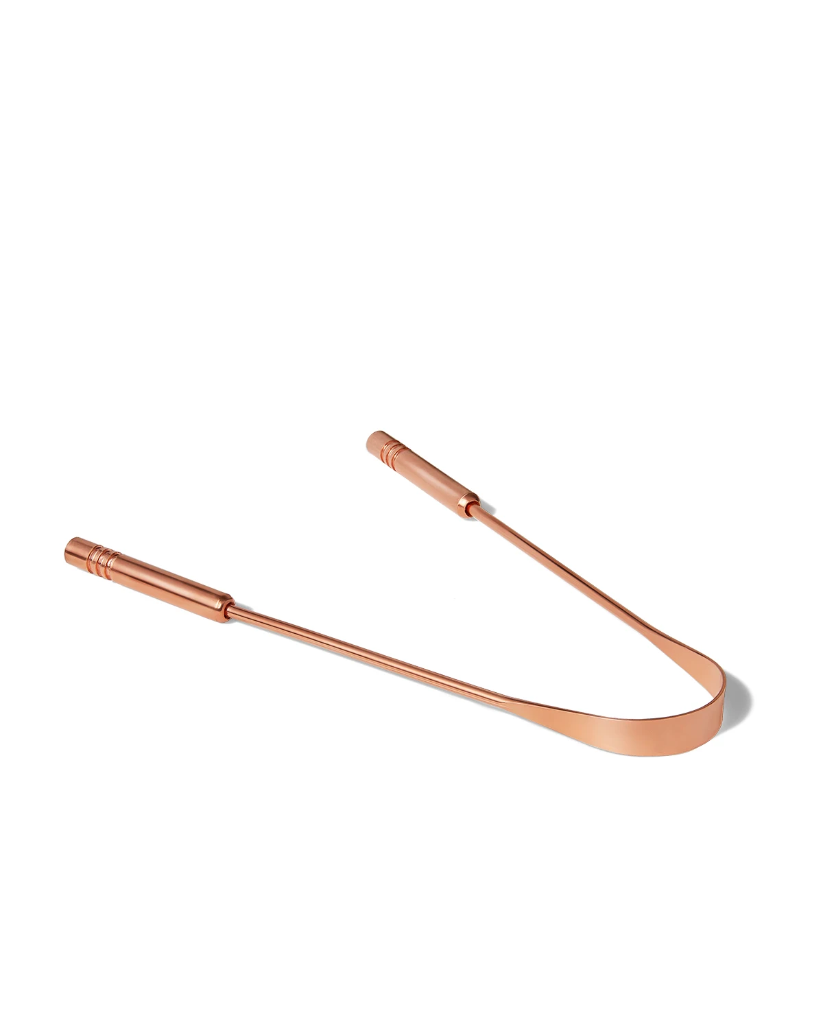 Hot Sales Premium 100% Rose Gold Copper Metal U Shaped Tongue Scraper for Your Tongue Tongue Cleaner