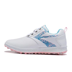 Поставщики оптовая продажа Высокое качество Oem Нескользящая Женская поворот шнурки с волнообразным краем; Zapatos De Гольф обувь для мужчин