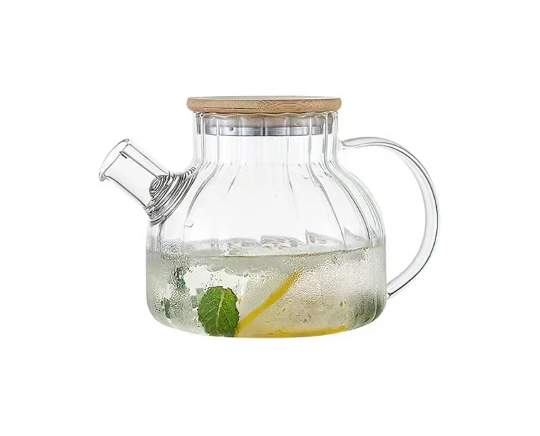 Pumpkin line 1L high Borosilicate  Heat Resistant Glass pitcher hand made Office/Home  Use