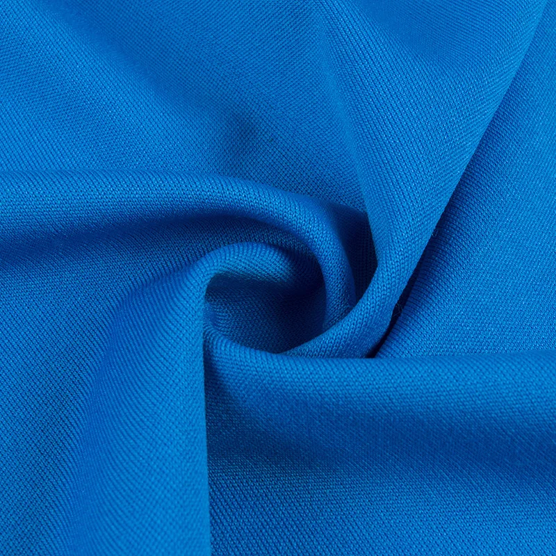 
Shaoxing Custom 92% Polyester 8% Spandex 220GSM 4 Way Knitted Zurich Fabric For Sports Wear 