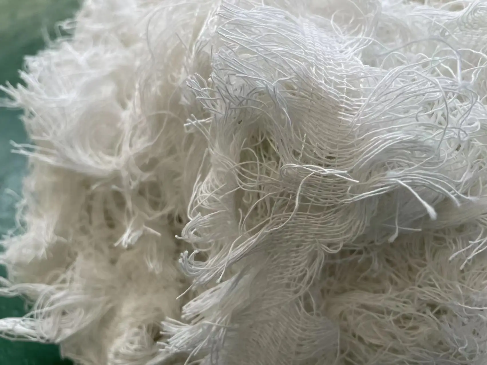 White Cotton Yarn by Machine 100% Wiping Textile Waste Scrap for Steel Making Facilities