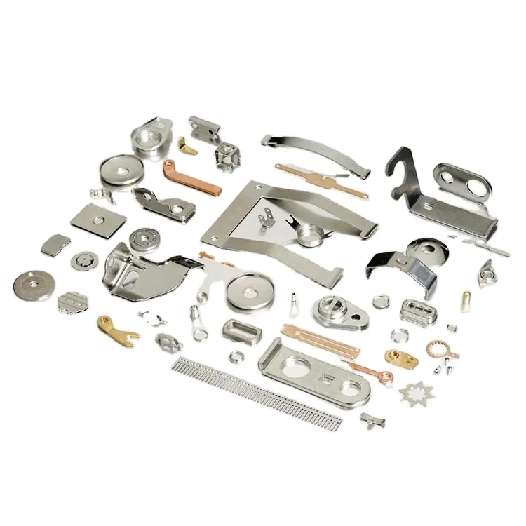 Factory customized OEM color nature polished anodized aluminum contact switch metal stamping part service