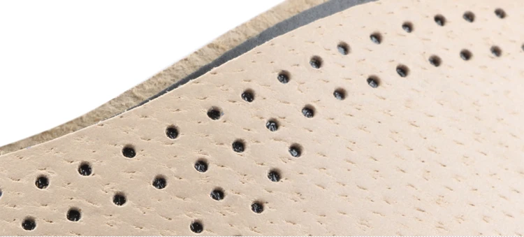 Mollyto TOP Layer Pigskin Genuine Leather Material Comfortable Natural Shoe Insoles