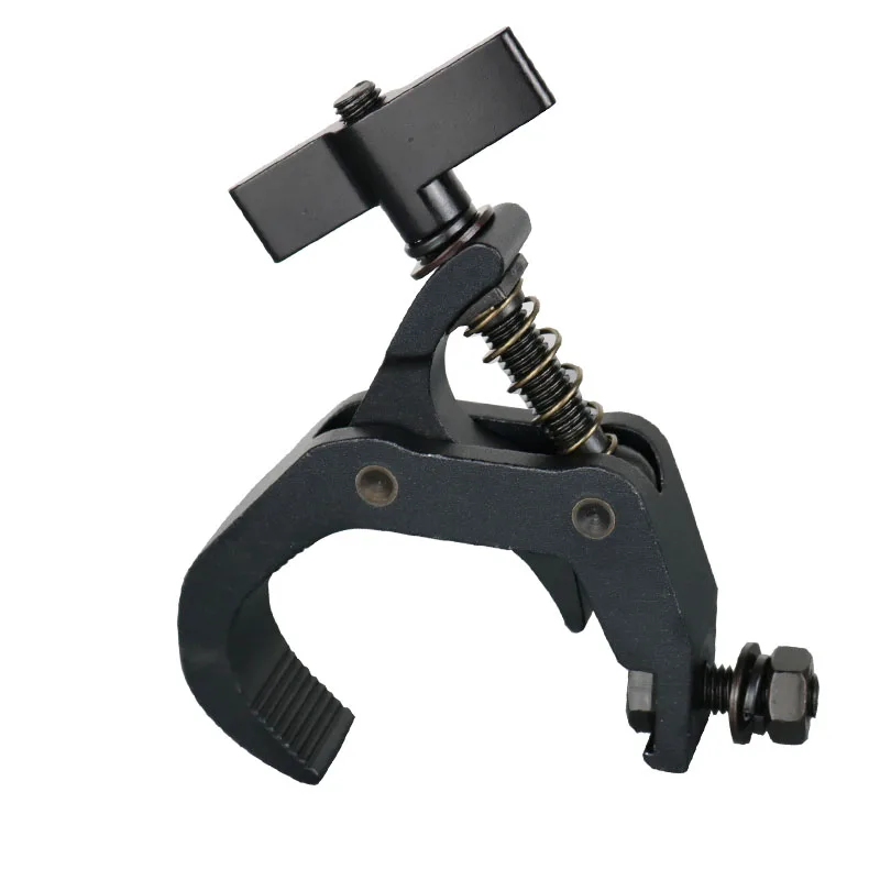 20mm 35mm 50mm 60mm 70mm Slivery Black Colorful Stage Lighting Clamps Heavy Duty Truss Hook Aluminum Truss Pipe Clamp