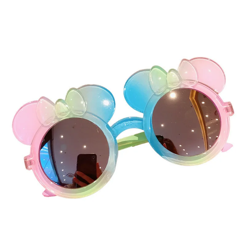 ZQ158 Girls Boys Cute Animal Cartoon Ears Sunglasses Outdoor Sun Protection Children Lovely Sunglasses Protection Sunglasses