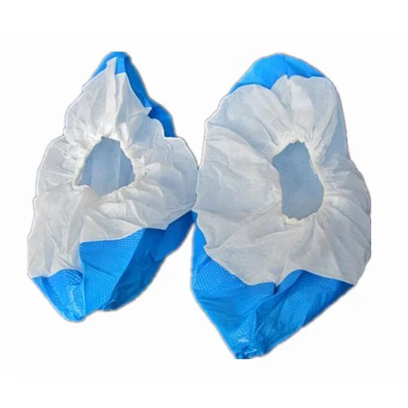 High quality disposable waterproof CPE+PP shoe covers disposable medical shoe cover
