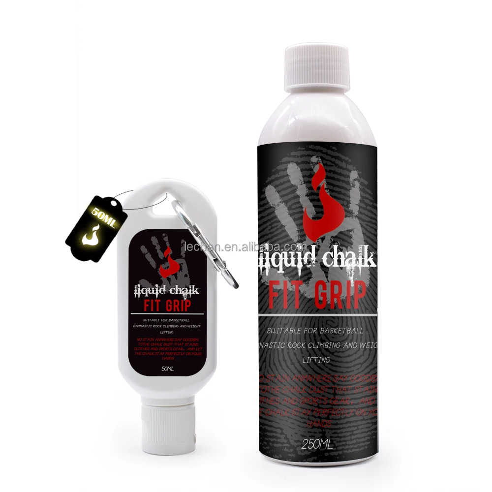 Factory directly lowest price gymnastic liquid chalk magnesium climbing sport non-slip custom color logo gym liquid chalk