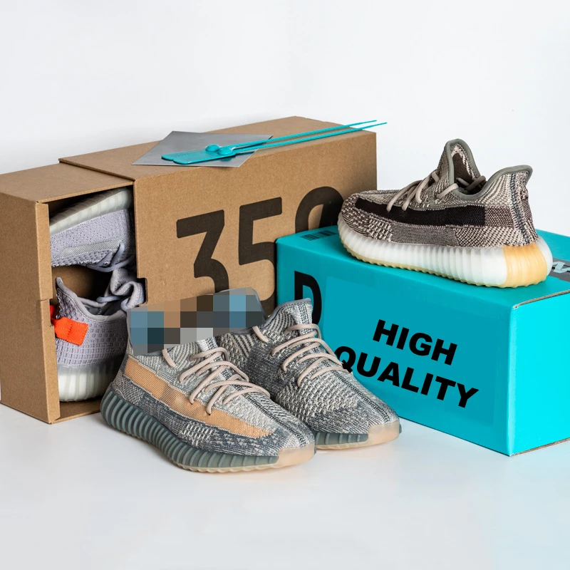 
China No brand name zapatillas jeezy yezzy zapatos oem lace sport women men trainers yeezy 350 v2 casual running sneaker shoe 