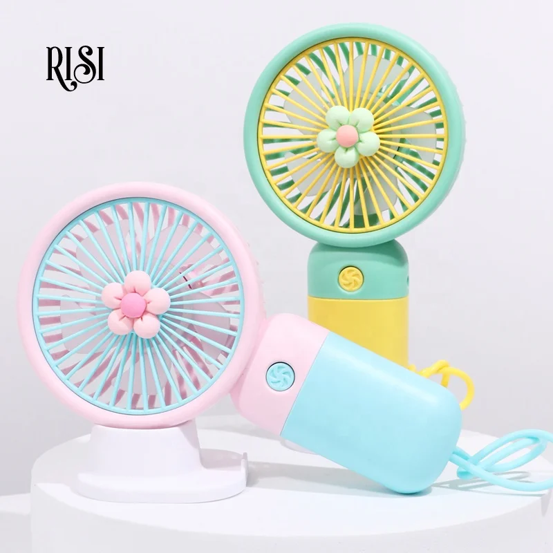 RISI Best Mini USB Fan Cute Fruit Mini Portable Fan Accept Private Label Mini Fan Rechargeable