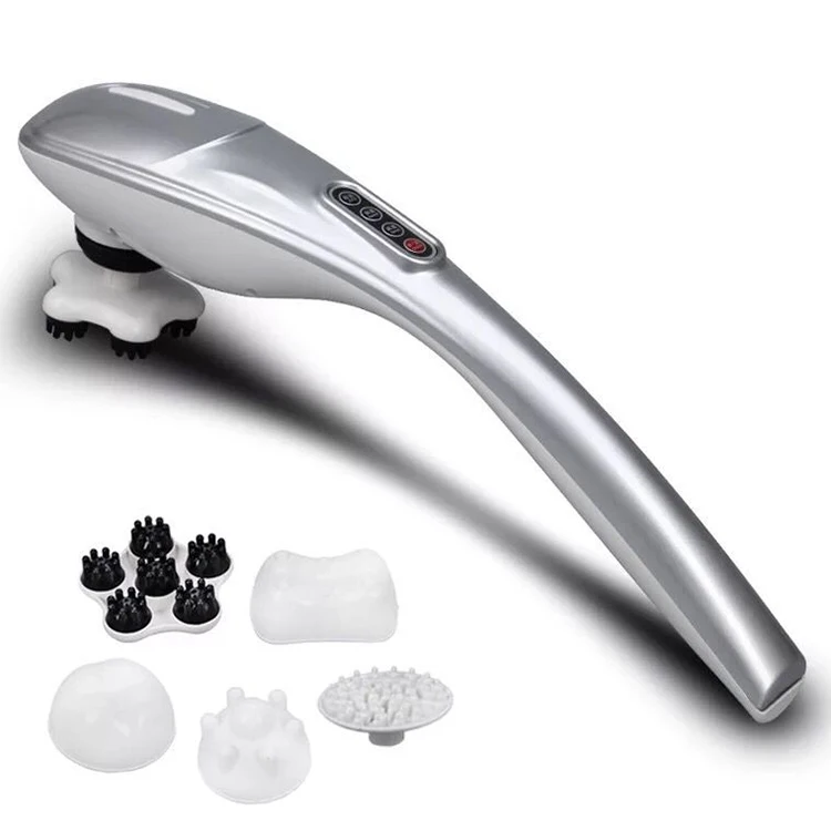 Cordless Handheld Back Massager Rechargeable Percussion Massage for Neck Shoulder Waist Leg Foot Back