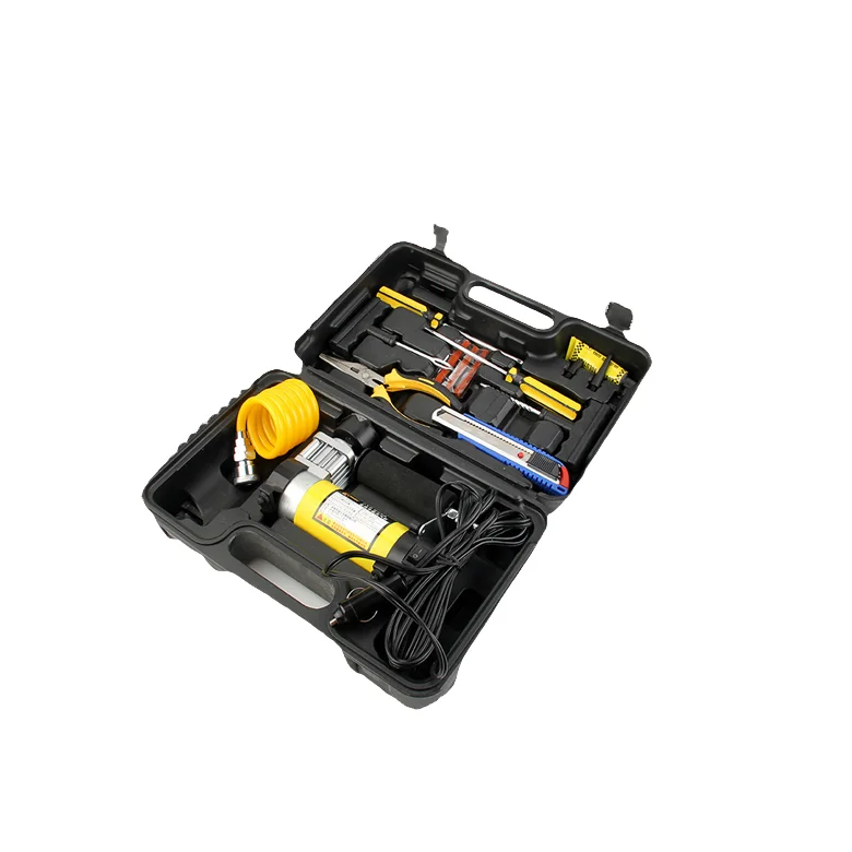 12V DC two-cylinder power portable automobile tire inflator, quickly and efficiently solve all kinds of inflation needs