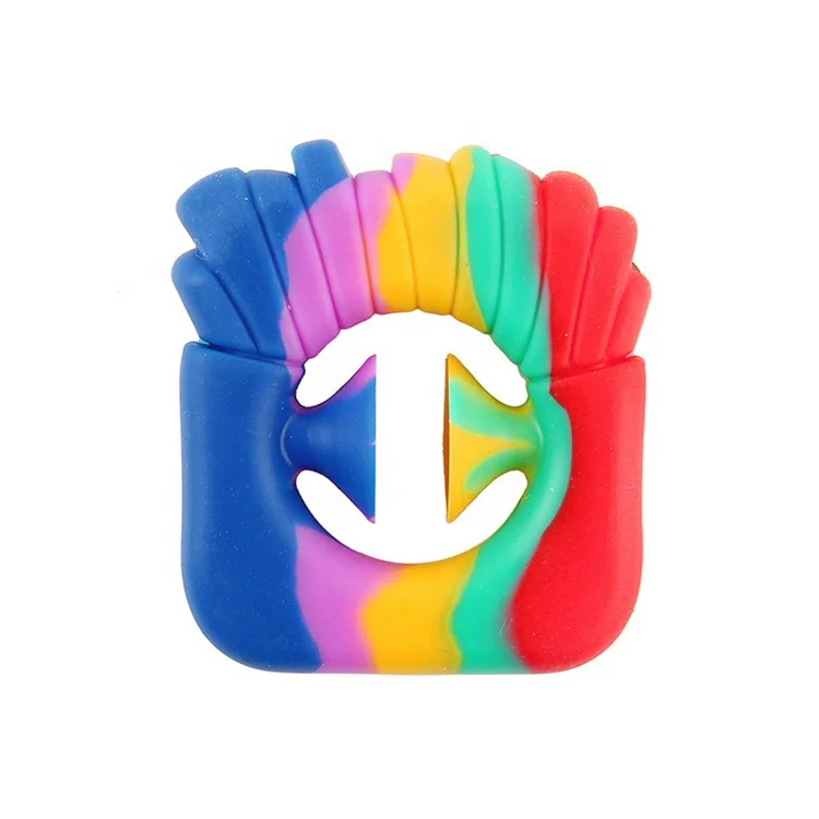 Wholesale Top Sell  Silicone Training Hand  Finger Stress Relief Gift Grip Ring Fidget Toy For Child Adults