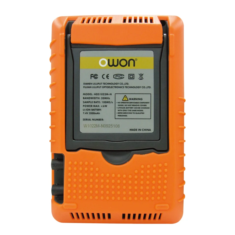 OWON HDS1022M-N HDS2062M-N HDS3102M-N HDS4202M-N 2CH Handheld Digital Oscilloscope Multimeter 20MHz-100MHz Bandwidth
