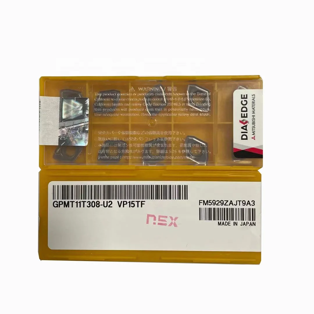 original milling insert GPMT11T308-U2 VP15TF,CNC inserts tool GPMT11T308-U2