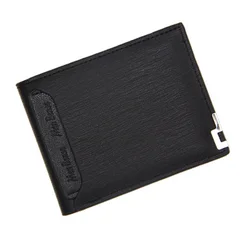Classic Design China Factory Price Mens Designer Wallets PU Leather ID Card Male Pusrse Wallet
