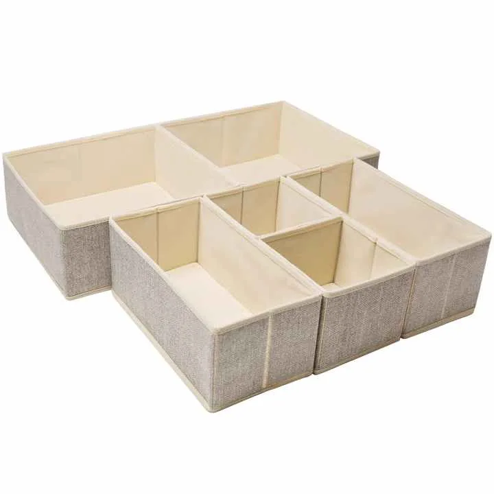 Cloth storage box wardrobe dresser organizer cube fabric container basket portable wardrobe divider