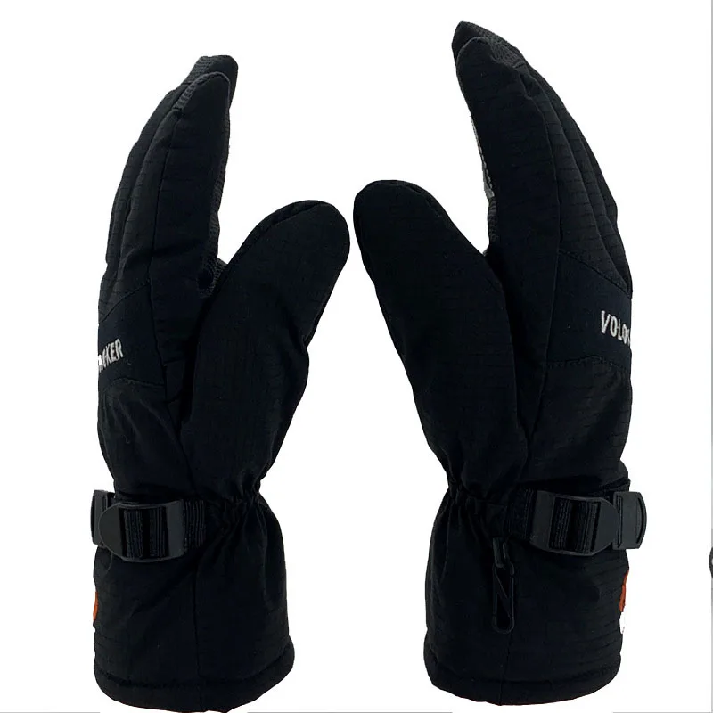 Зимние перчатки для сенсорных экранов для взрослых, водонепроницаемые ветрозащитные теплые зимние перчатки с пальцами для велоспорта