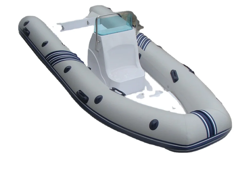 Rib sports boat 680 racing boats FRP rigid inflatable boat with fiberglass hull