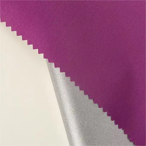 high quality waterproof tent fabric blackout 210D polyester silver coated oxford fabric
