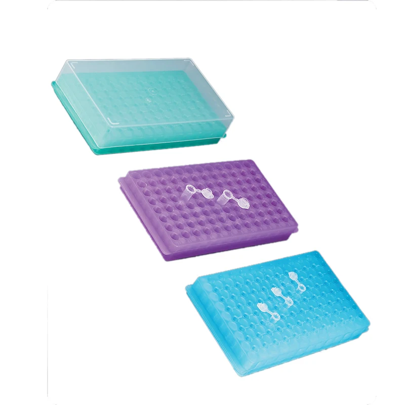 
High Quality Plastic Micro centrifuge test tubes rack and laboratory 0.5ml centrifuge tube storage box 