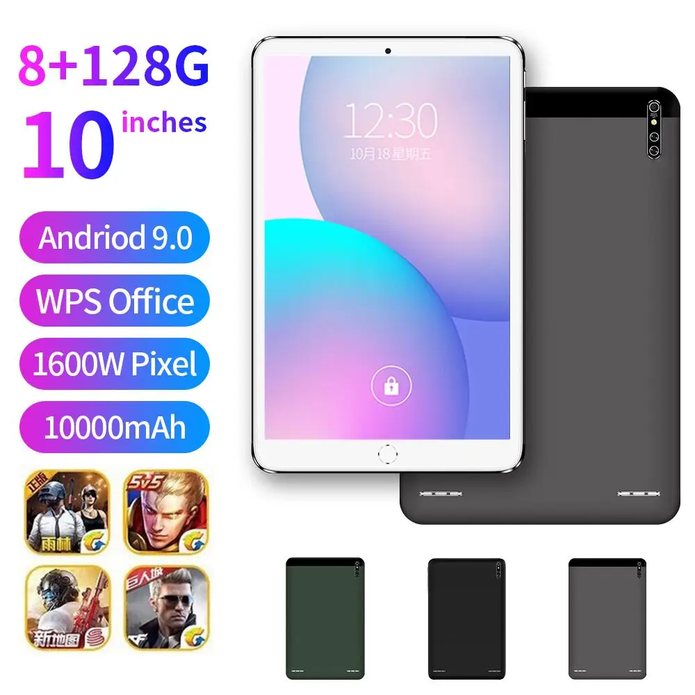 10-дюймовый планшет с восьмиядерным процессором, 1280*800, ОЗУ 32 ГБ, ПЗУ 10 дюймов, 4G Lte, Android