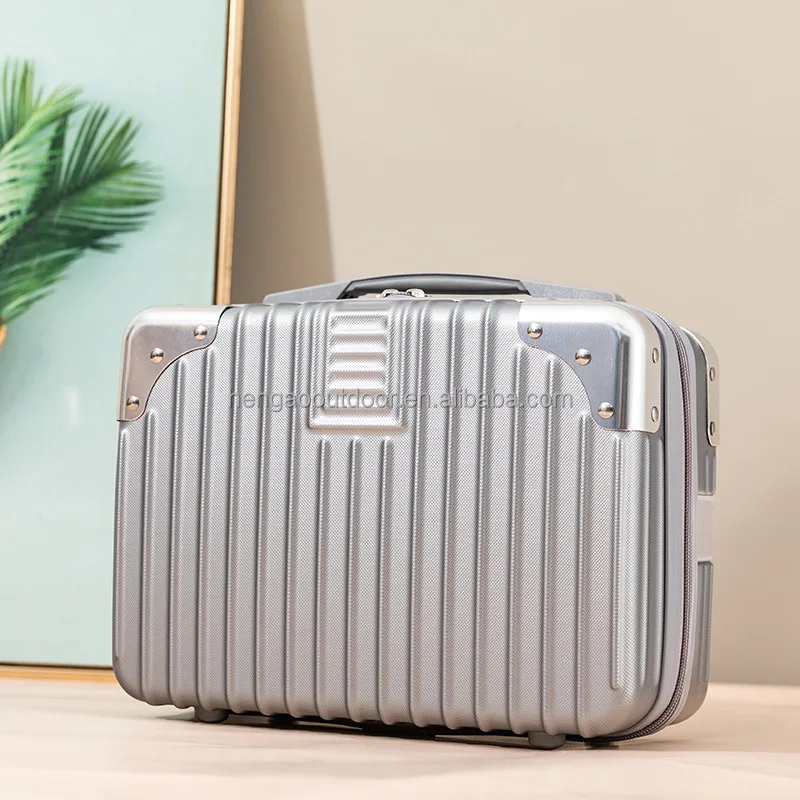 Popular Makeup Boxes Professional Beauty Organizer Case ABS Cosmetic Storage Small Suitcase