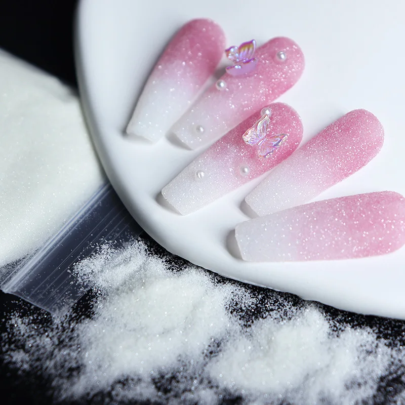Sugar Powder For Nails Wholesale White Black 10g Pigment Powder