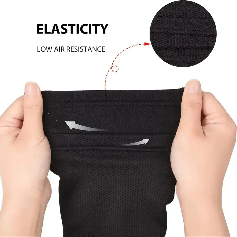 1 Pair Sports Safety Shin Pads Sleeves Breathable Football Shin Holder Instep Socks Nylon Leg Guard Sleeves for Kids Boys Men