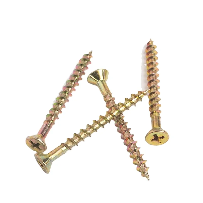 Zinc Plated Pozi Drive Double Csk Flat Head Chipboard Screw Timber Screw Fiberboard Screw