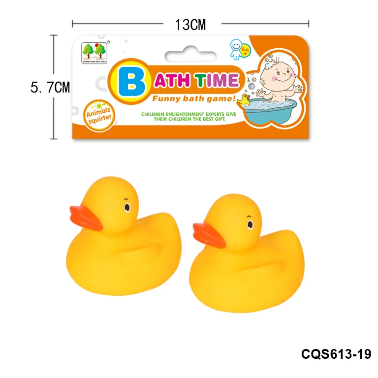 Custom Plastic PVC Rubber Duck Bath Bathroom Duck Cute Baby Bath Toys Ducks Sets Bath Toy For Kids