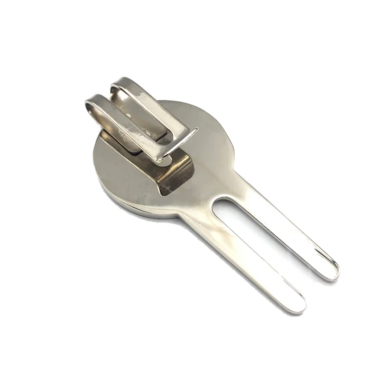 Высококачественный персонализированный металлический инструмент для гольфа с пустым маркером зажимом прямая акция завода