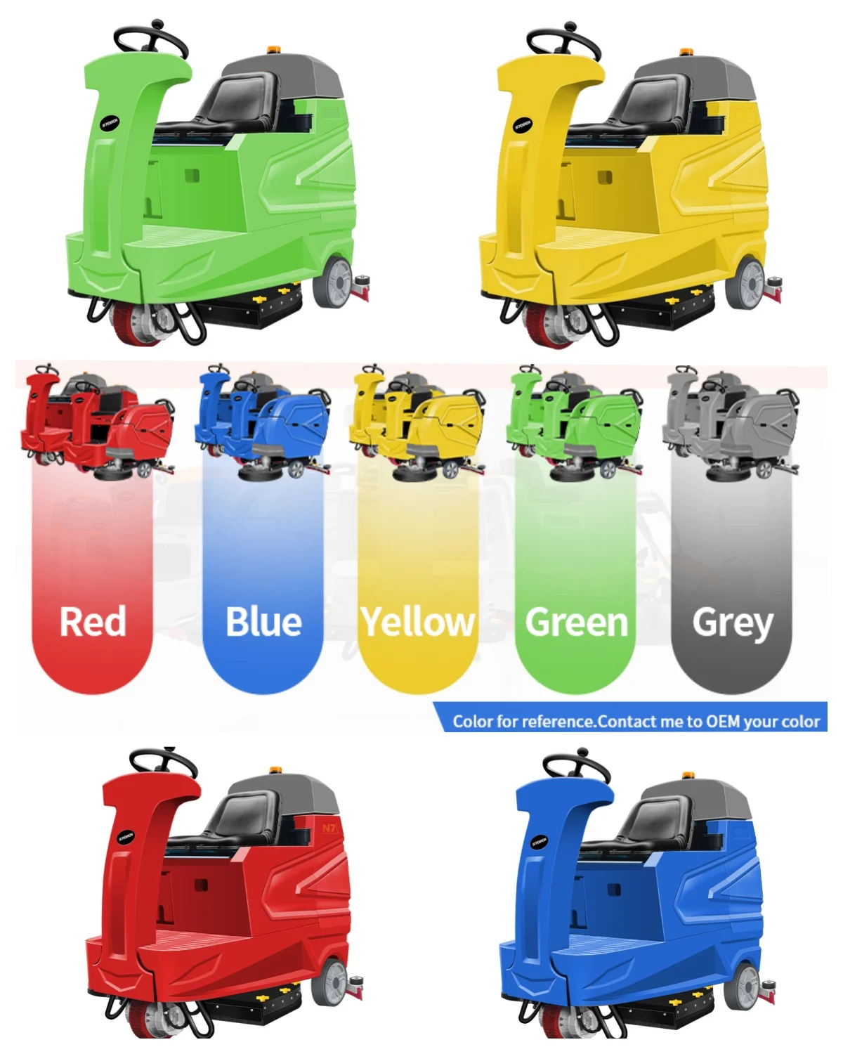 Sale Well Industrial Commercial Electric Ride On Floor Cleaning Machine Floor Washing Machine