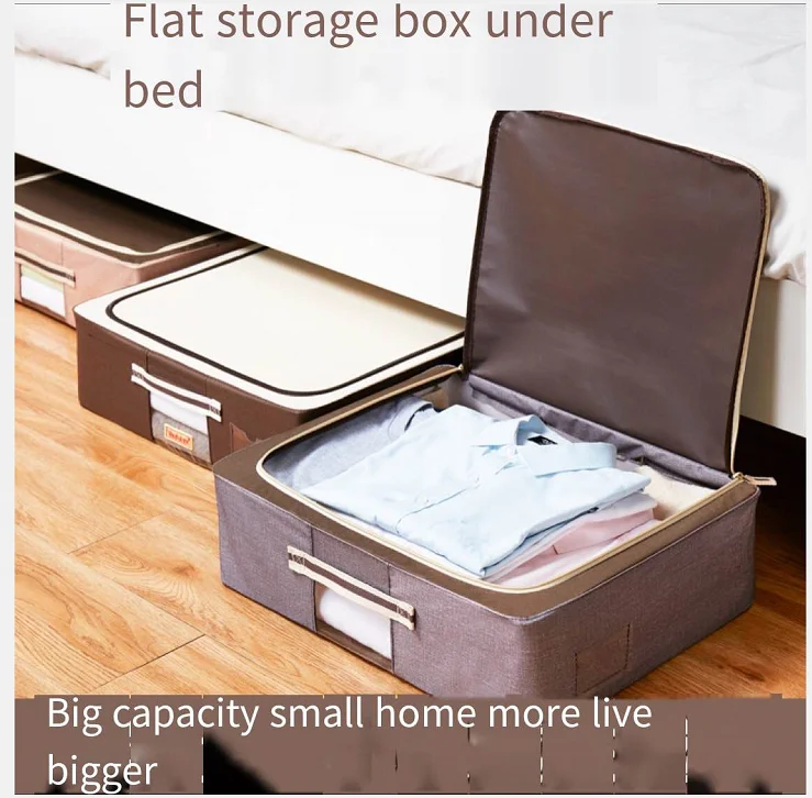 
underbed ziplock storage bag stores toys quilt and shose 