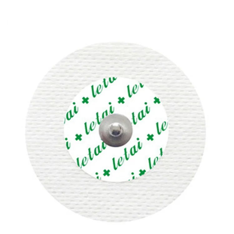 Non-woven fabric button  monitoring medical disposable ecg electrode