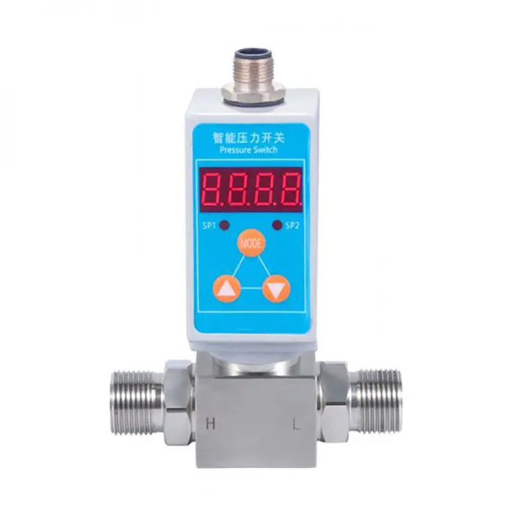 24v Intelligent Hydraulic Electronic Pressure Switch vacuum pressure switch controller with LED digital display