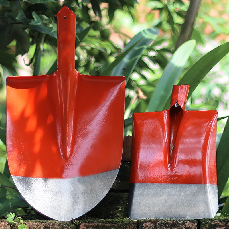 High Quality Carbon Steel Hand Shovel Portable Multifunctional Shovel Outdoor Camping Shovel with Wooden Handle