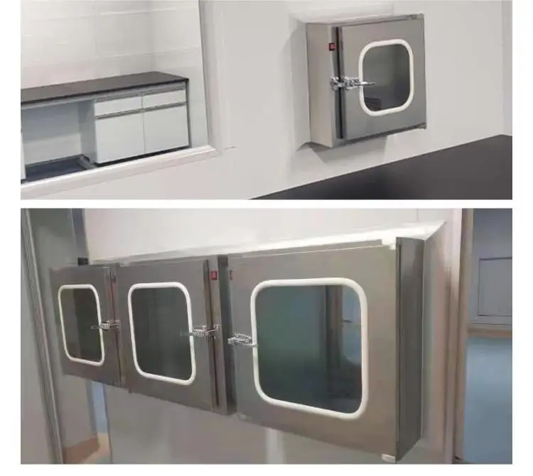 Factory Sale Lab Dynamic Maintain Quality Dust Free Among Filter Cleanroom Clean Room Pass Box