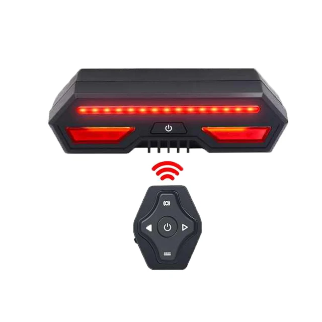 Wireless Remote Control Bike Turn Signal Light Bike Tail Light