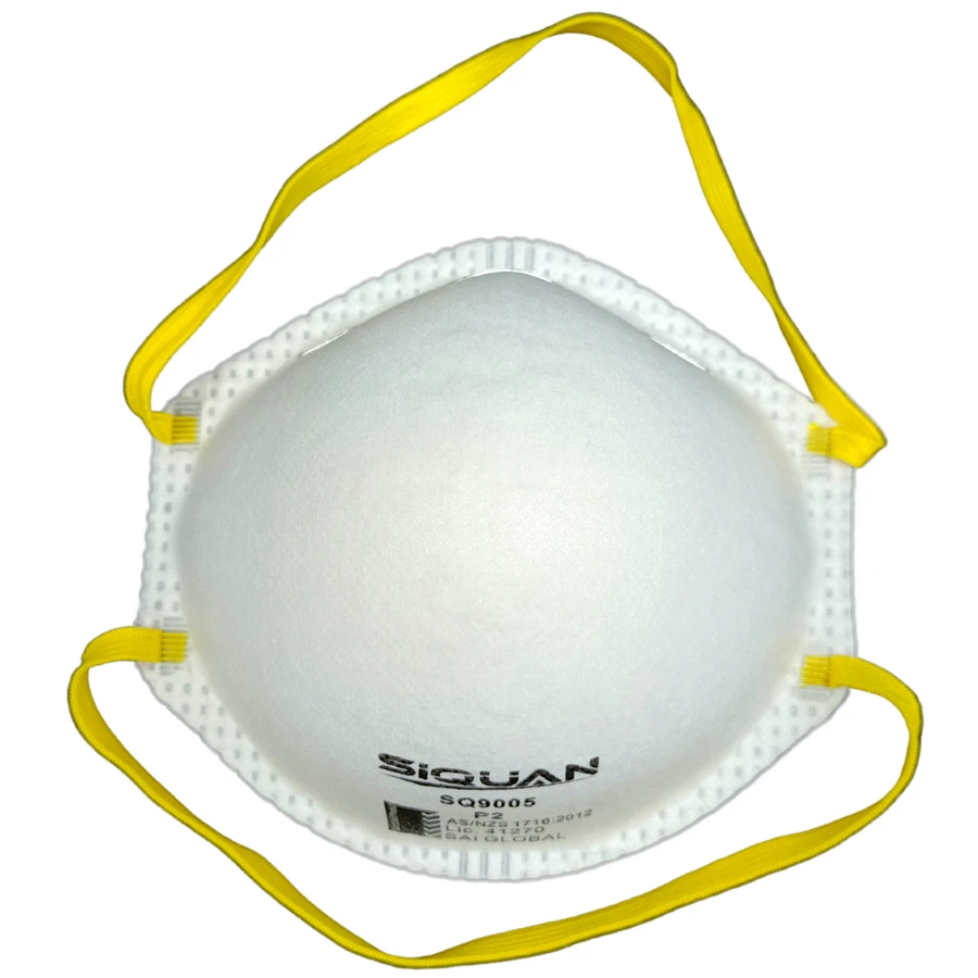 2022 Hot Selling 5 Layer White  Non-Woven Fabric AS/NZS 1716:2012 Standard P2 Particulate respirator
