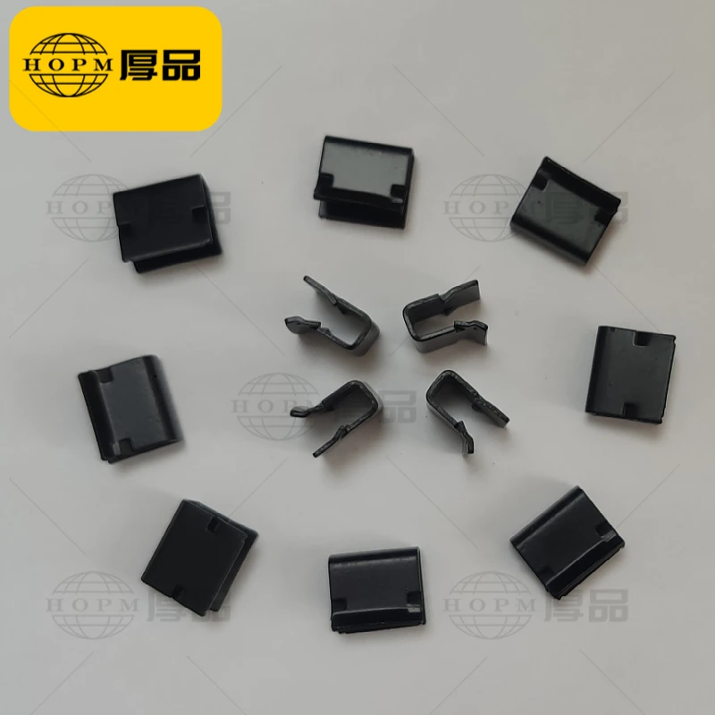 China Manufacturing 4g Black Rotor Balancing Pin Double Hook 65MN Material Spray Fan Balancing Clip