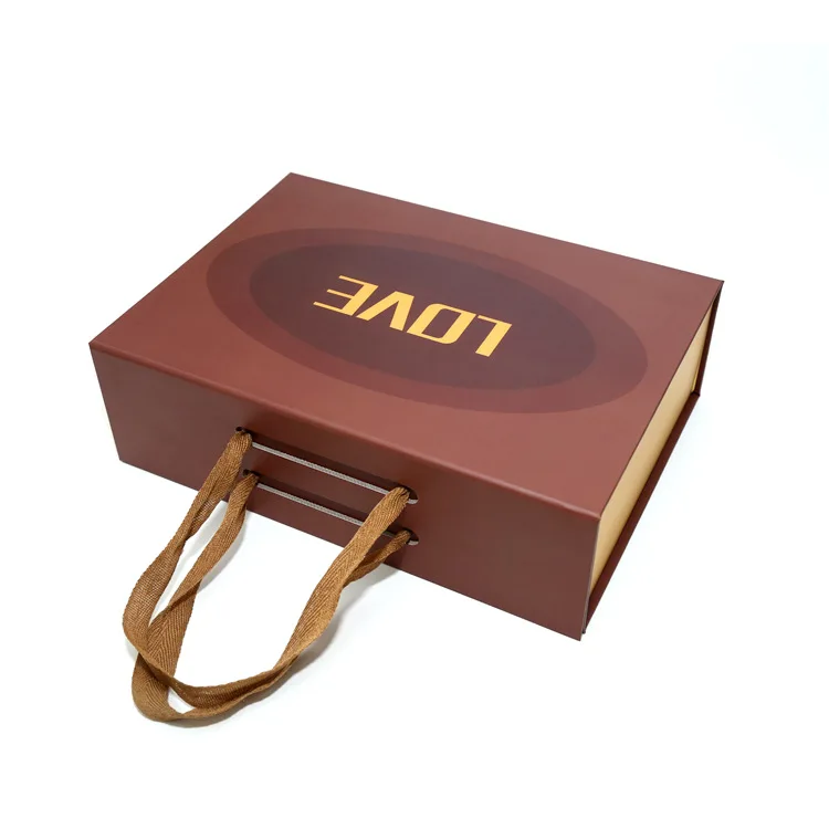 
Customized foldable suitcase shape gift packaging box 
