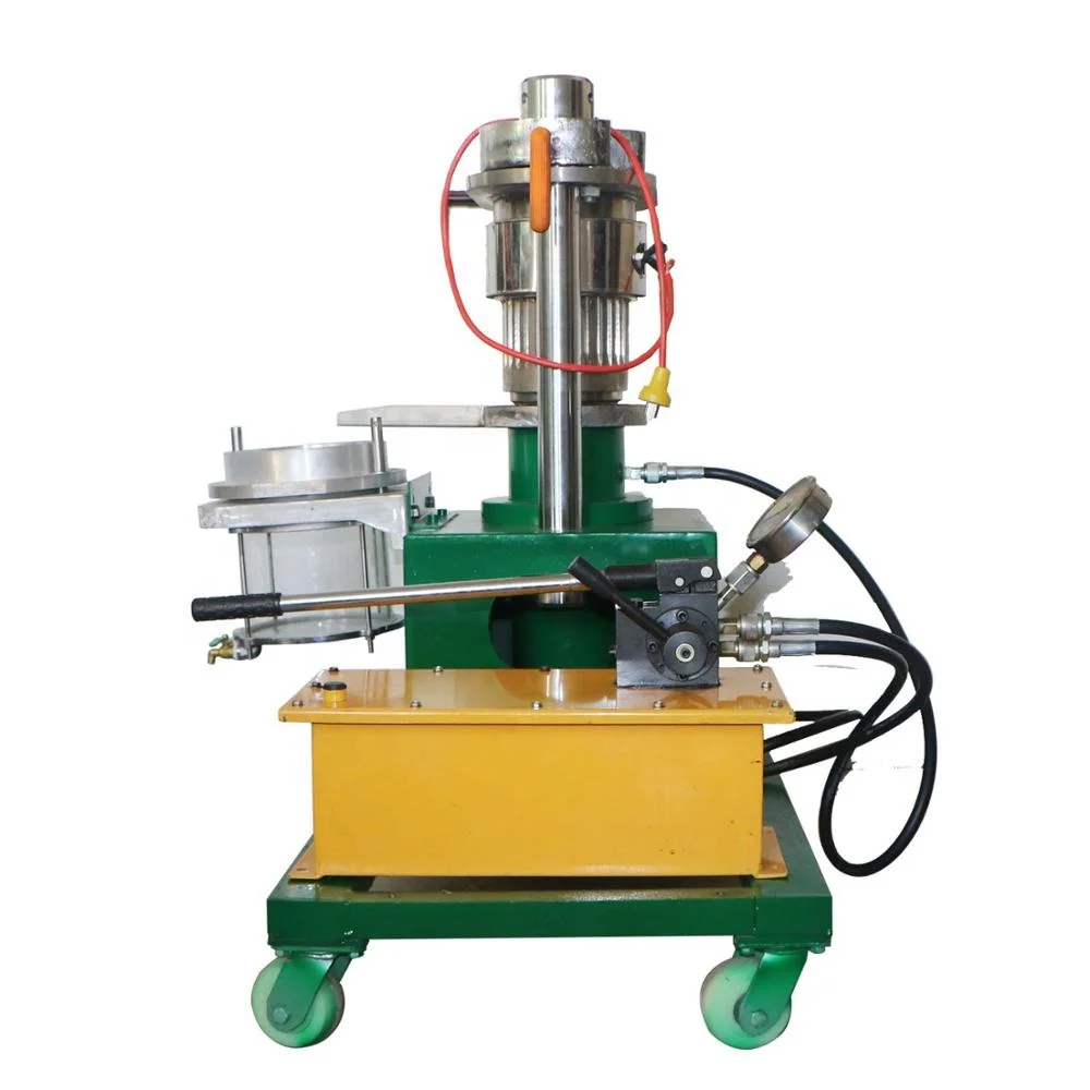 Hydraulic manual small sunflower seed oil cold press extraction machine