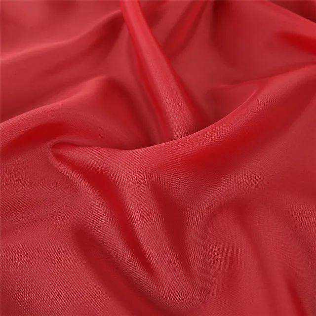Поли 50D 300 т переработанные полиэфирные ткани Pongee Taffeta