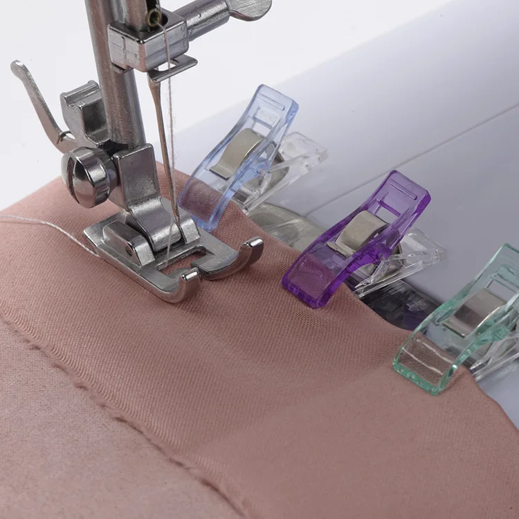 RTS 50/ 60 / 100pcs/Bag Binder Clips Plastic Fabric Clips Wonder Sewing Clips