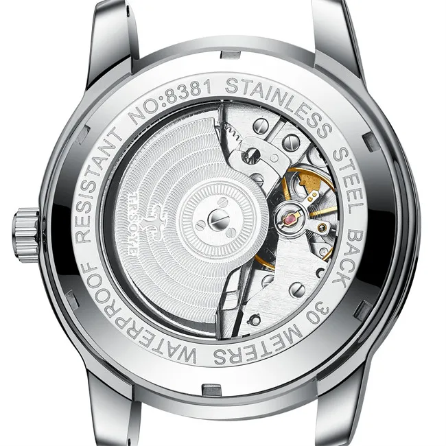 Wrist Watch Gold Skeleton Waterproof Luxury Automatic High Quality Stainless Steel Tourbil Wholesale Custom Men Mechanical Watch