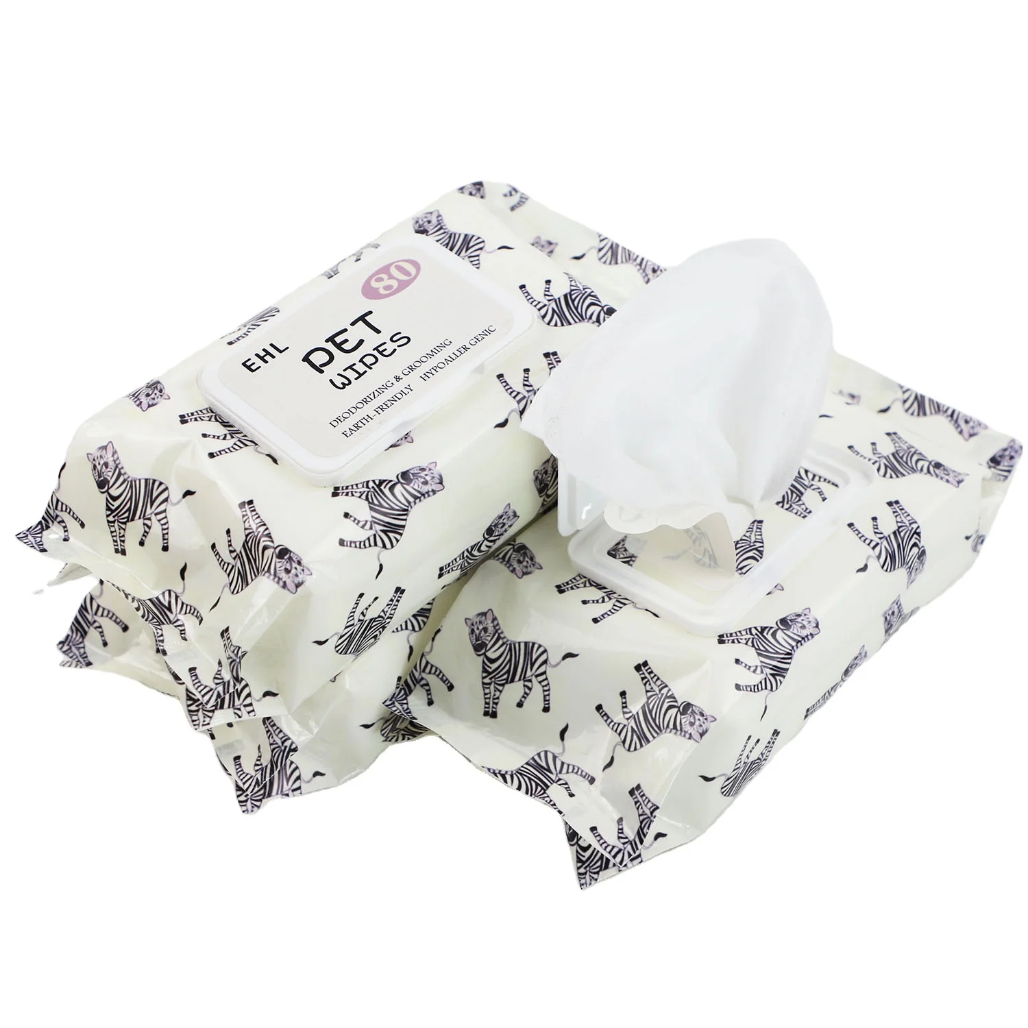 Olive Leaf Extract Vitamin E Lanolin Free Remove Odors Portable Multipet Use Daily Clean Pet Wipes